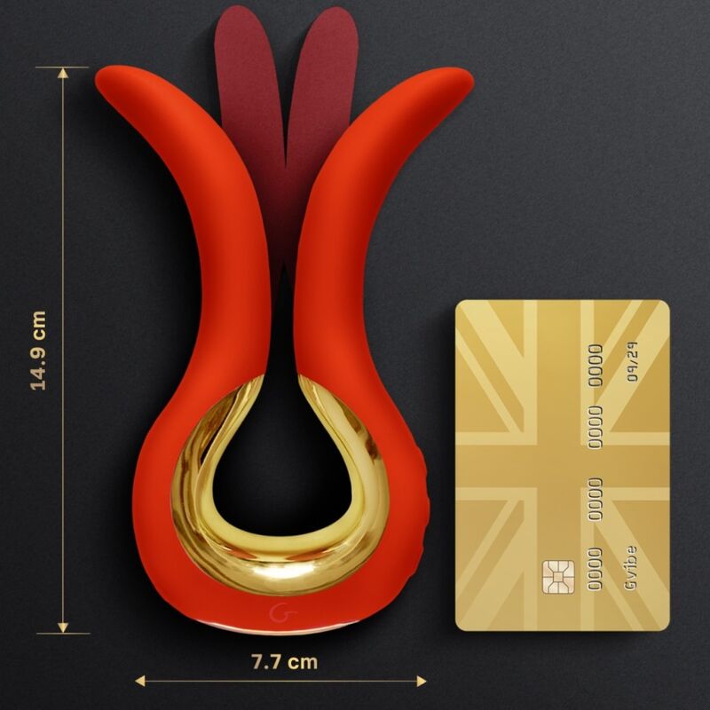 G-VIBE - GVIBE MAXI VIBRATOR MET TWEE FLEXIBELE TIPS KORAAL