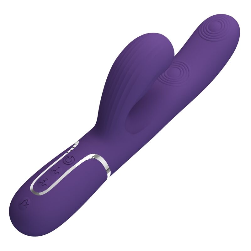 PRETTY LOVE - PERLITA VIBRATEUR POINT G 3 EN 1 MULTIFONCTION VIOLET