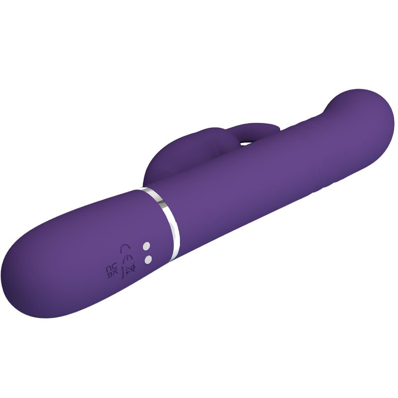 PRETTY LOVE - VIBRATEUR COALE RABBIT 4 EN 1 VIOLET