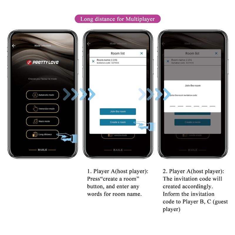 PRETTY LOVE - VIBRATEUR À CHOC ÉLECTRIQUE HECTOR APPLICATION GRATUITE VIOLET