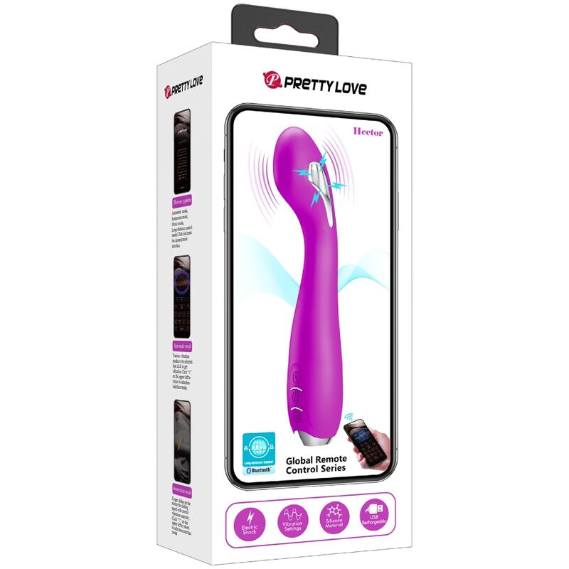 PRETTY LOVE - HECTOR ELEKTRISCHE SCHOK VIBRATOR GRATIS APP VIOLET