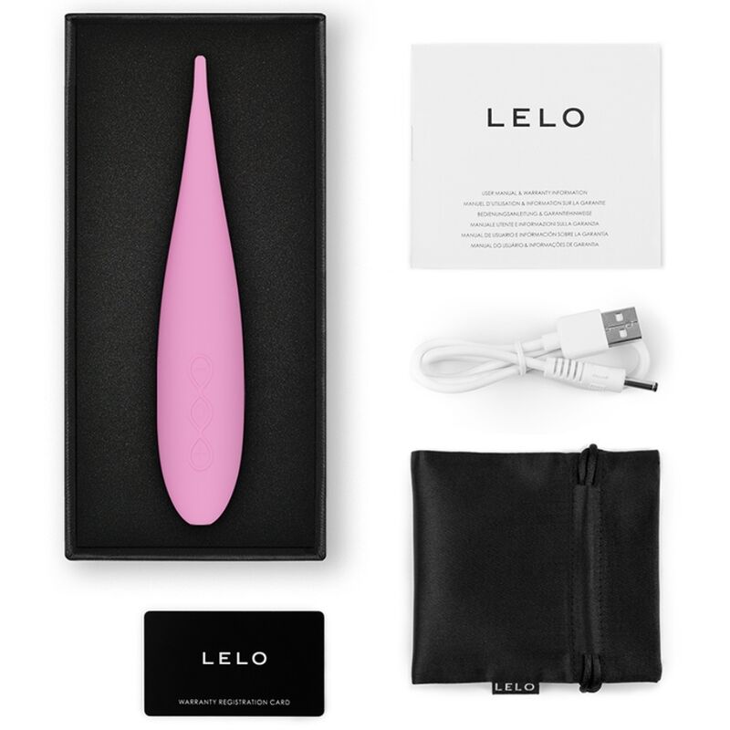 LELO - STIMULATEUR DE CLITORIS DE VOYAGE DOT ROSE