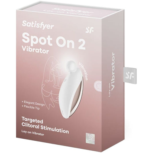 SATISFYER - SPOT ON 2 VIBRATEUR À POSER BLANC