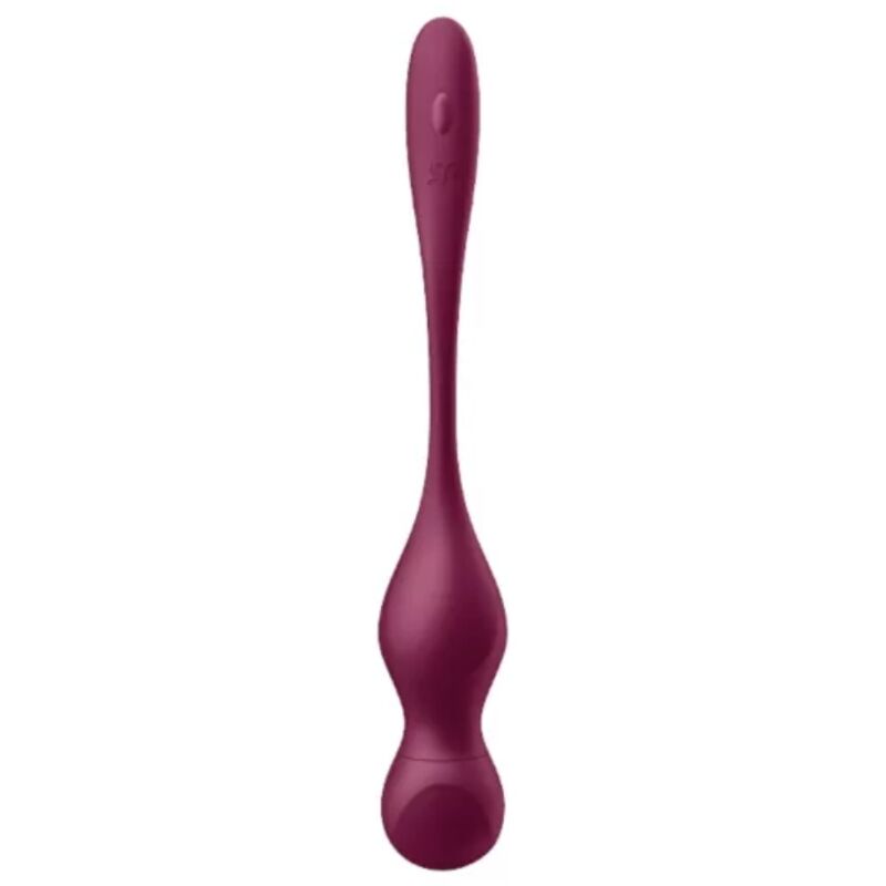 SATISFYER - LOVE BIRDS VARY BOULES VIBRATRICES APPLICATION GRATUITE VIN ROUGE