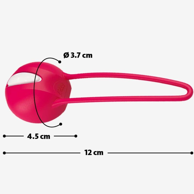 FUN FACTORY - SMARTBALL UNO CYMBAL BALL WIT / PASTELPAARS