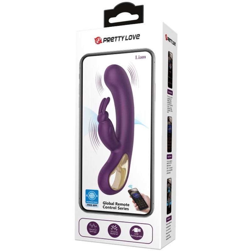 PRETTY LOVE - LIAM RABBIT VIBRATOR EN G-SPOT STIMULATOR PAARS