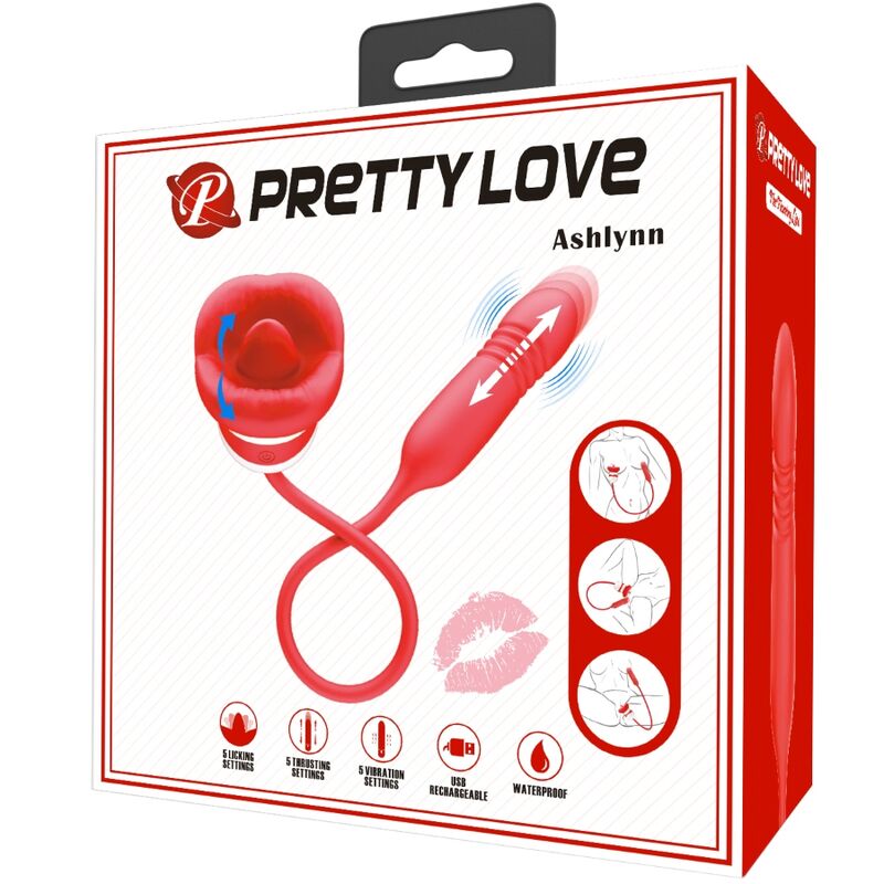 PRETTY LOVE - MASTURBATEUR ASHLYNN BOUCHE ROUGE