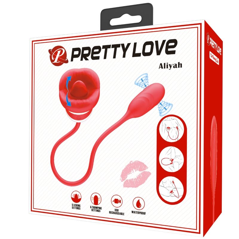 PRETTY LOVE - ALIYAH MASTURBATOR WITH RED MOUTH