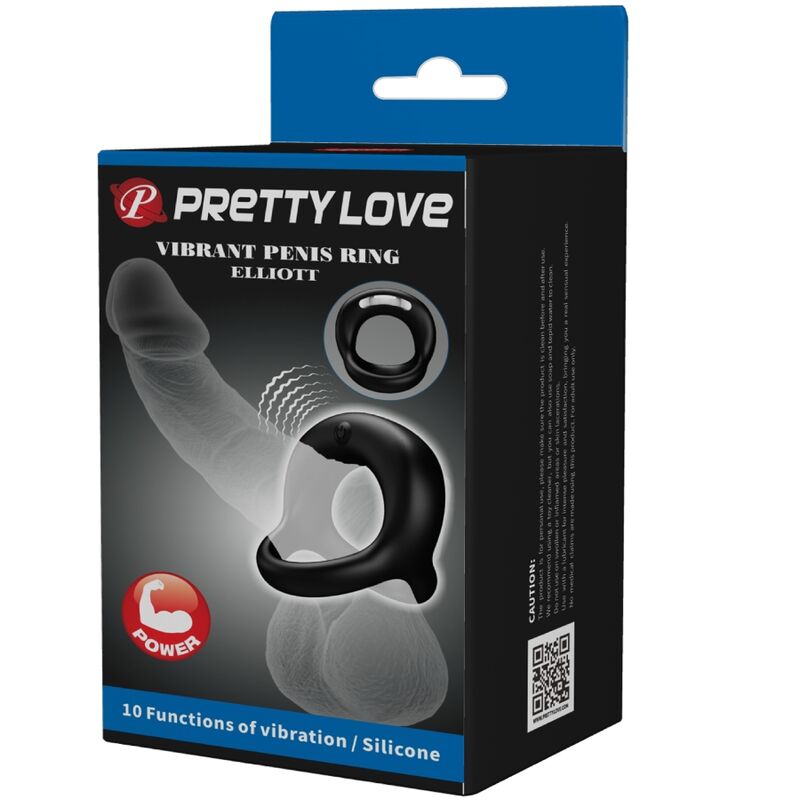 PRETTY LOVE - BAGUE VIBRANTE ELLIOTT NOIRE