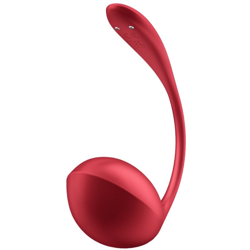 SATISFYER - STIMULATEUR DE POINT G À TÉLÉCOMMANDE SHINY PETAL ROUGE APPLICATION GRATUITE