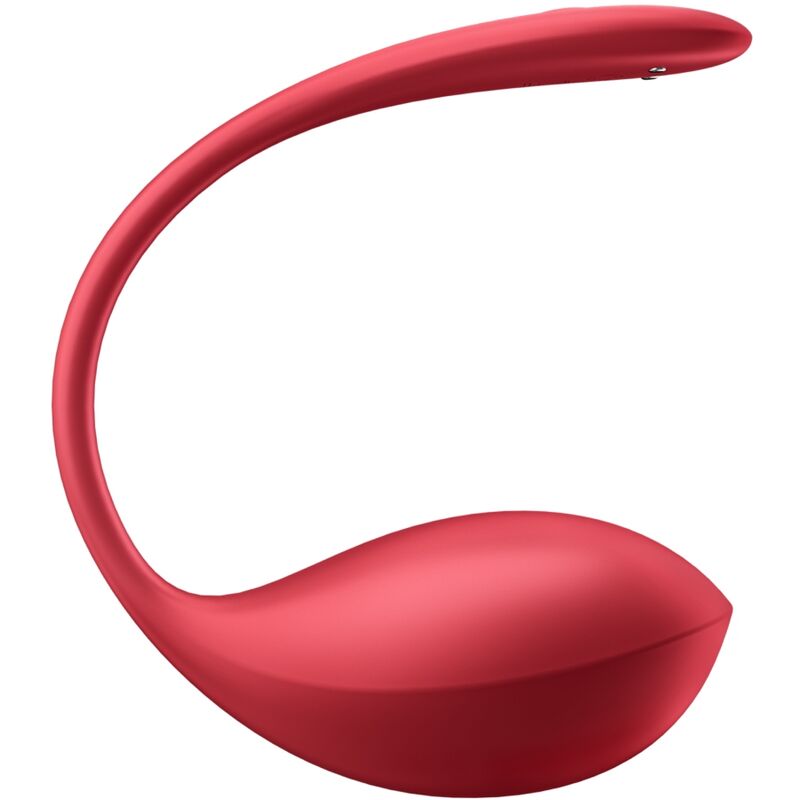 SATISFYER - STIMULATEUR DE POINT G À TÉLÉCOMMANDE SHINY PETAL ROUGE APPLICATION GRATUITE