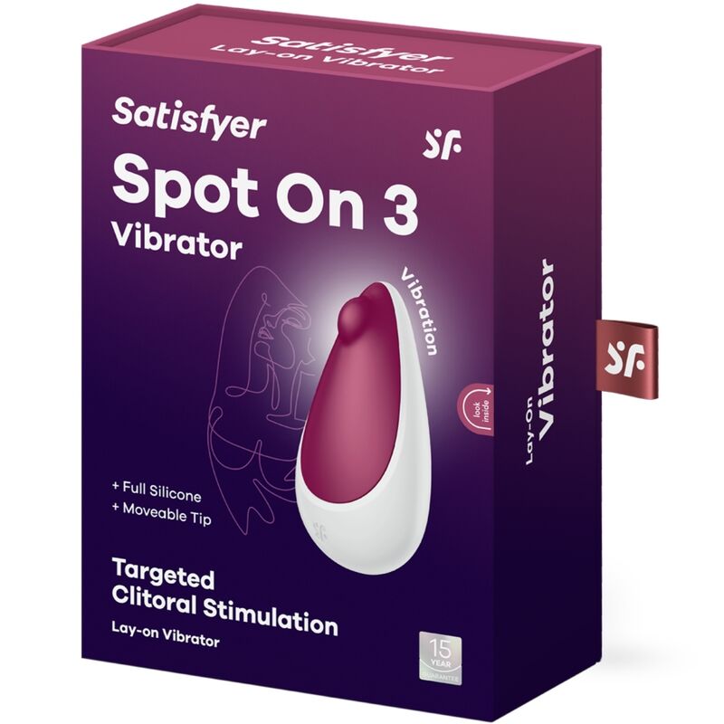 SATISFYER - SPOT ON 3 BERRY CLITORI STIMULATOR