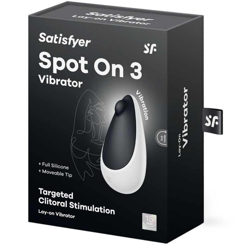 SATISFYER - SPOT ON 3 STIMULATEUR CLITORIEN NOIR