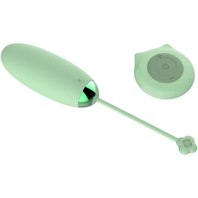 ARMONY - KITTY FUN EIERVIBRATOR AFSTANDSBEDIENING 10 VIBRATIES GROEN