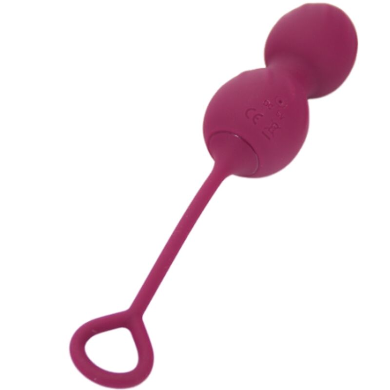 ARMONY - BLOSSOMS HALTÈRE VAGINAL VIBRATION TÉLÉCOMMANDE 10 VIBRATIONS ROUGE FONCÉ