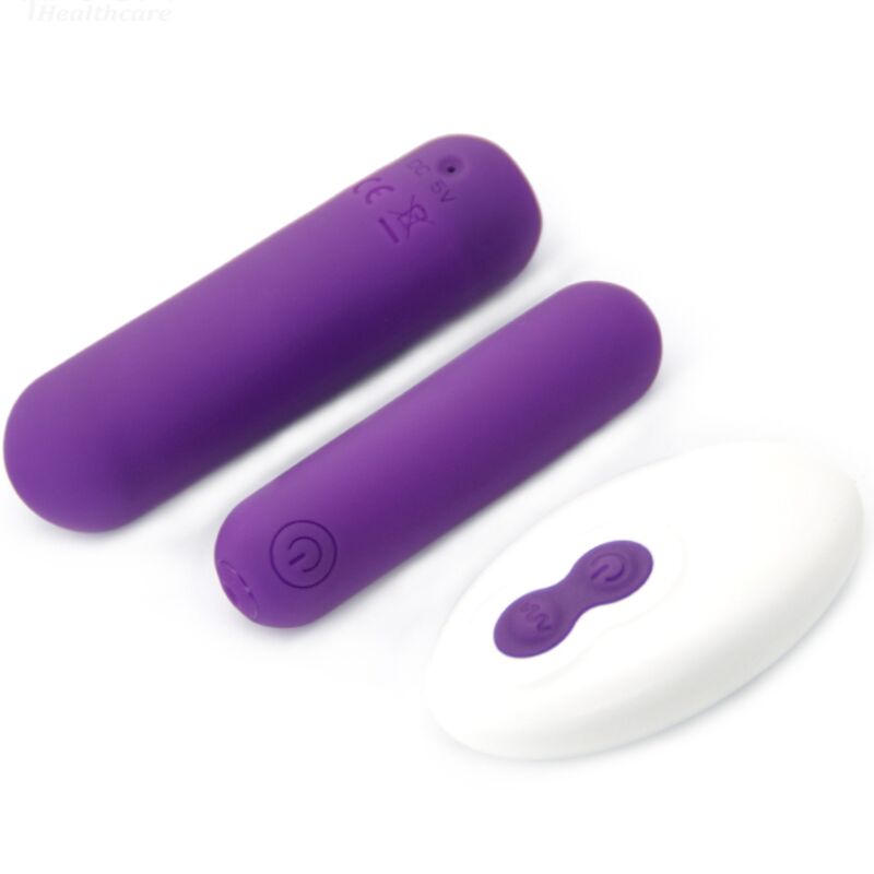 ARMONY - SPLASH JOLINE VIBRATOR BULLET SILICONEN AFSTANDSBEDIENING 10 VIBRATIES 6,5 X 1,5 CM PAARS