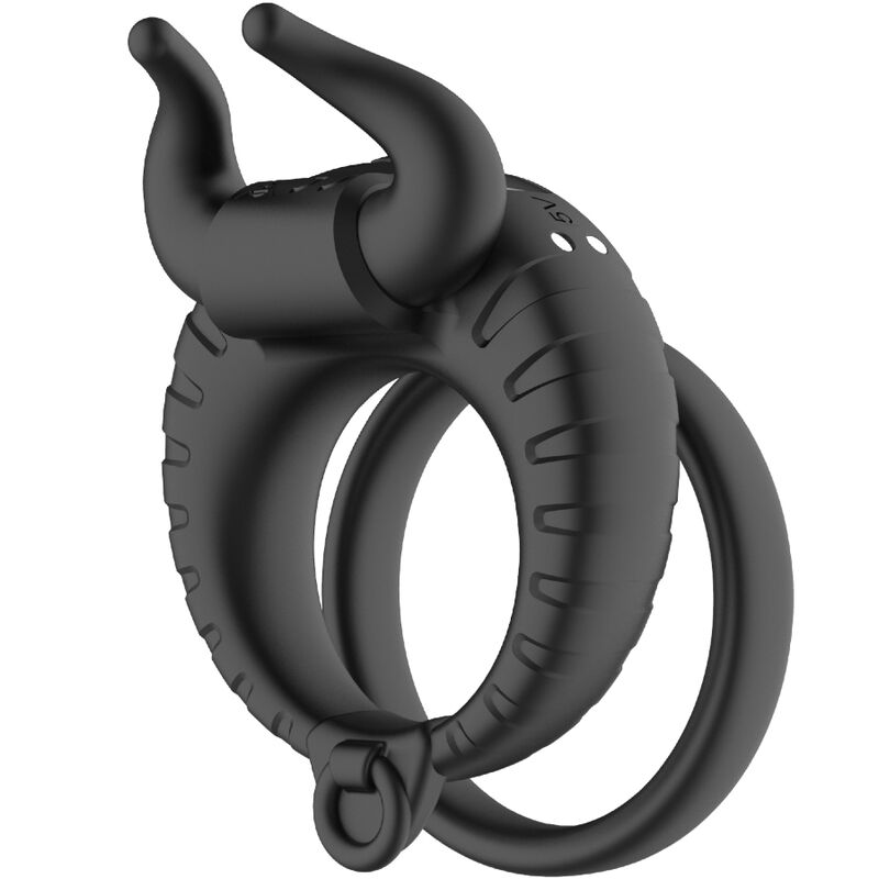 ARMONY - BULL'S PASSION RING VIBRATOR 10 SNELHEDEN ZWART