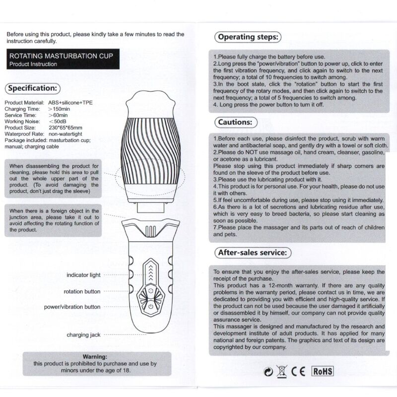 ARMONY - BELUCCI MASTURBATEUR ORAL VIBRATEUR BLANC