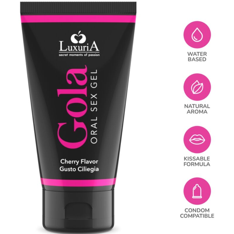 INTIMATELINE LUXURIA - ORALE SEX GEL KERSENSMAAK 50 ML