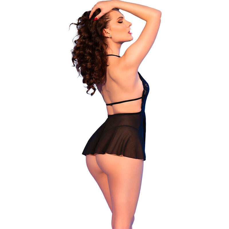 CHILIROSE - CR 4720 BABYDOLL & THONG ROT XL