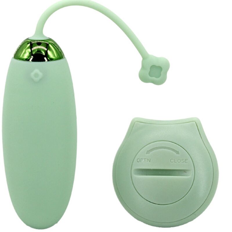 ARMONY - KITTY FUN EGG VIBRATEUR TÉLÉCOMMANDE 10 VIBRATIONS VERT