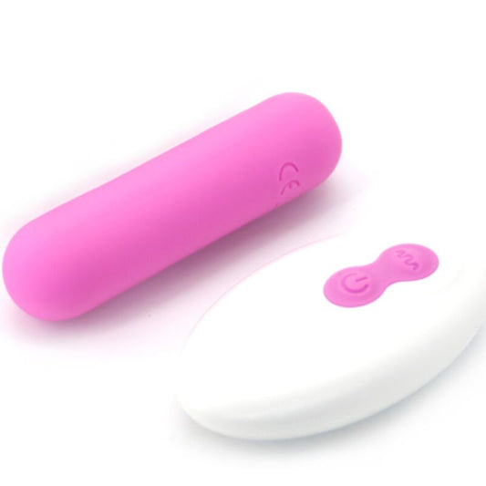 ARMONY - SPLASH JOLINE VIBRATEUR BULLET SILICONE TÉLÉCOMMANDE 10 VIBRATIONS 65 X 15 CM ROSE
