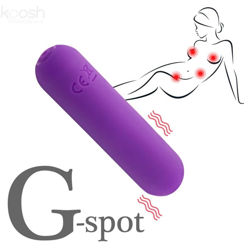 ARMONY - SPLASH JOLINE VIBRATEUR BULLET SILICONE TÉLÉCOMMANDE 10 VIBRATIONS 6,5 X 1,5 CM VIOLET