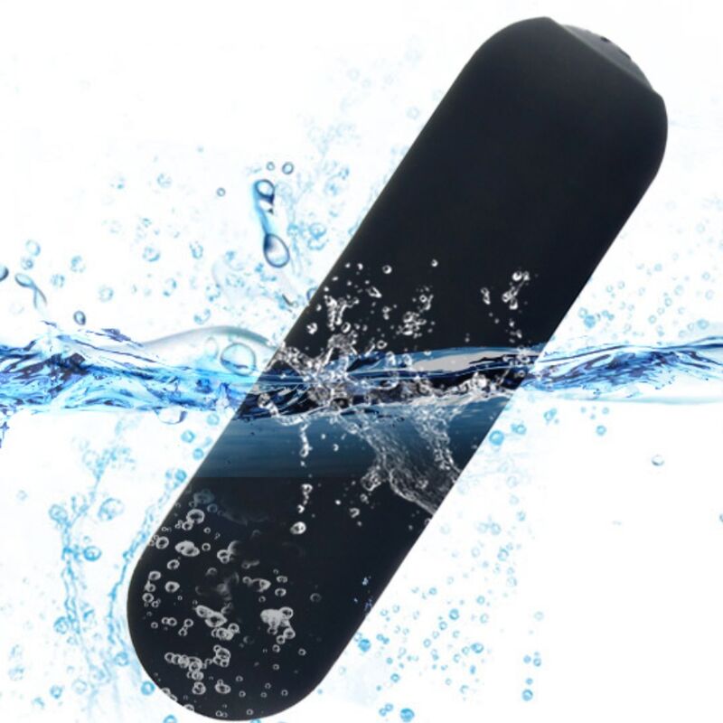 ARMONY - SPLASH JOIE VIBRATOR BULLET SILICONEN AFSTANDSBEDIENING 10 VIBRATIES 75 X 19 CM ZWART