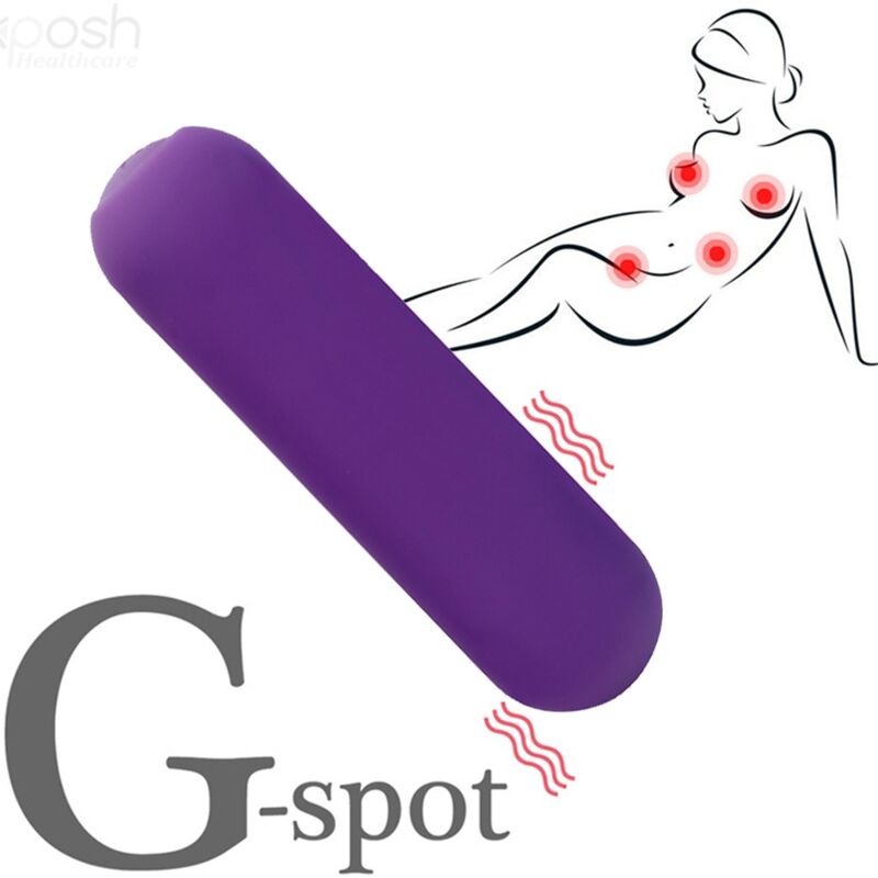 ARMONY - SPLASH JOIE VIBRATOR BULLET SILICONEN AFSTANDSBEDIENING 10 VIBRATIES 75 X 19 CM PAARS