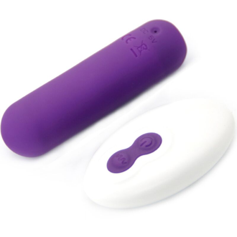 ARMONY - SPLASH JOIE VIBRATOR BULLET SILICONEN AFSTANDSBEDIENING 10 VIBRATIES 75 X 19 CM PAARS