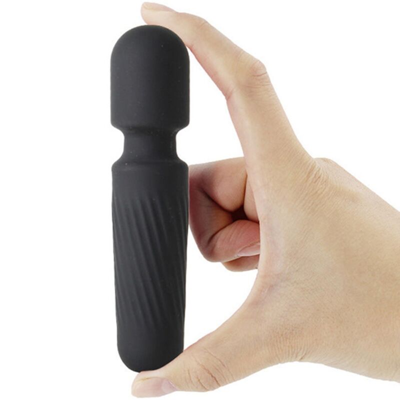 ARMONY - VOTRE MASSEUR &amp; VIBRATEUR MAGIQUE RECHARGEABLE 10 VIBRATIONS NOIR