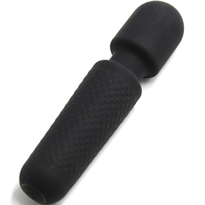 ARMONY - VOTRE MASSEUR ET VIBRATEUR MAGIQUE RECHARGEABLE 10 VIBRATIONS WAND DOTS NOIR