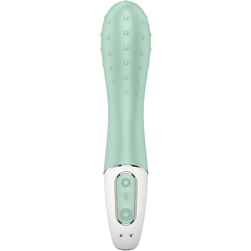SATISFYER - VIBRATEUR À POMPE À AIR 3 GONFLABLE POINT G MENTHE