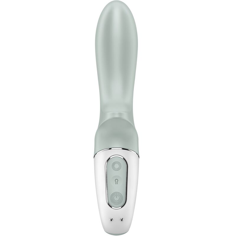 SATISFYER - LUCHTPOMP BOOTY 3 OPBLAASBARE ANALVIBRATOR GRIJS GROEN