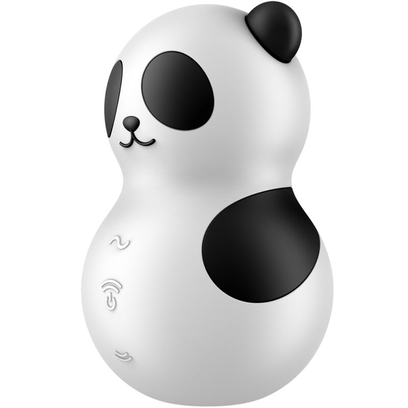 SATISFYER - STIMULATEUR ET VIBRATEUR POCKET PANDA NOIR BLANC
