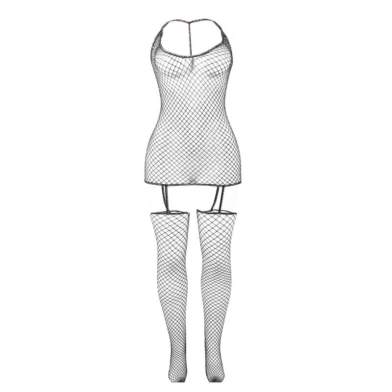 SUBBLIME - 951955 GLANZENDE MESH BODYSTOCKING ONE SIZE