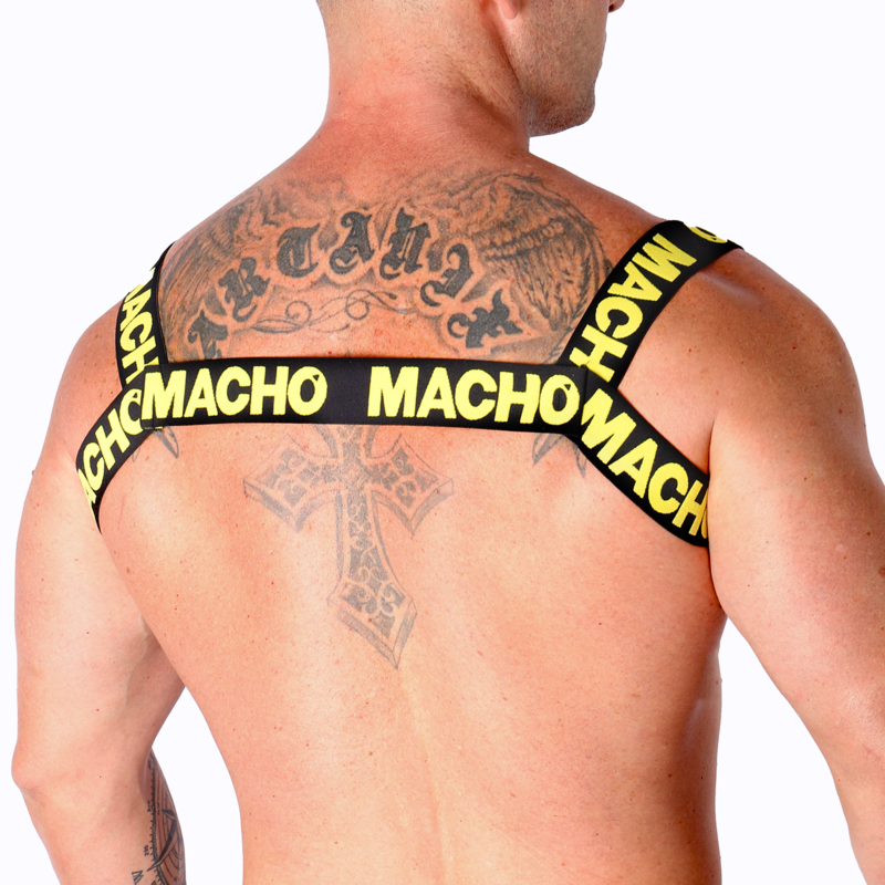 MACHO - DOUBLE CEINTURE JAUNE