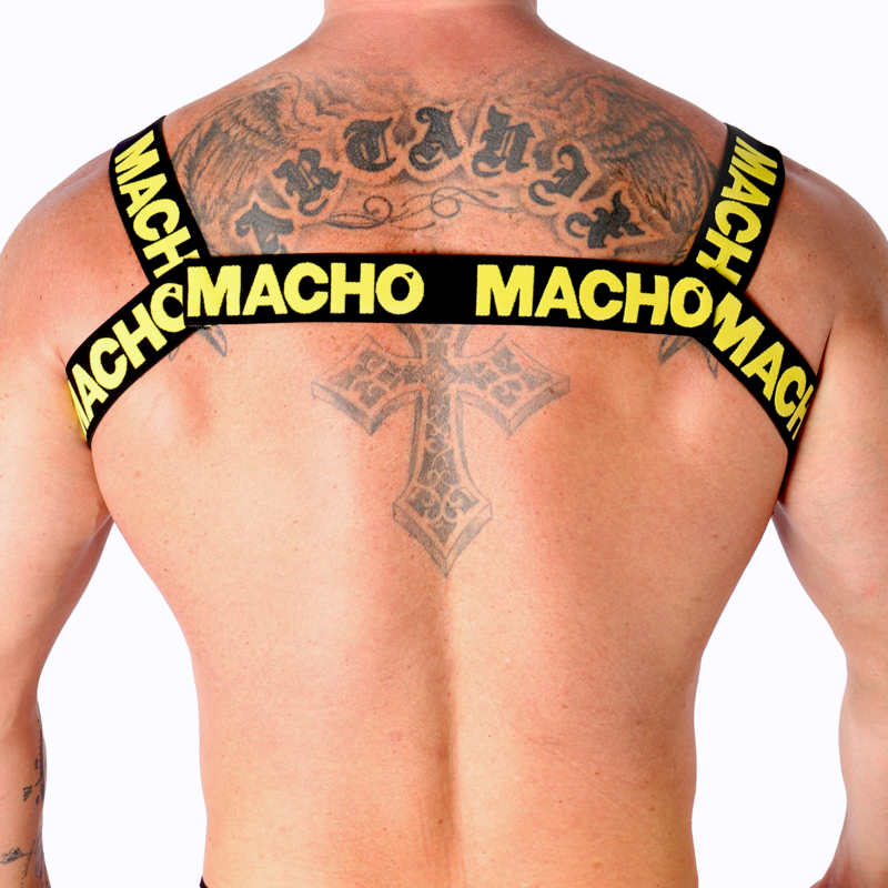 MACHO - DOUBLE CEINTURE JAUNE