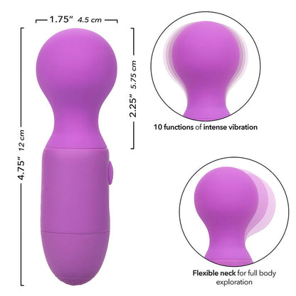 CALEXOTICS -  FIRST TIME WIEDERAUFLADBARES MASSAGERÄT 10 VIBRATIONEN LILA
