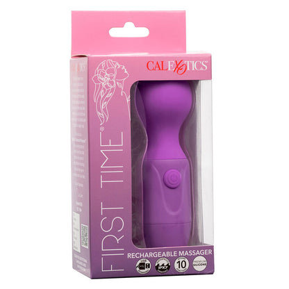 CALEXOTICS -  FIRST TIME WIEDERAUFLADBARES MASSAGERÄT 10 VIBRATIONEN LILA
