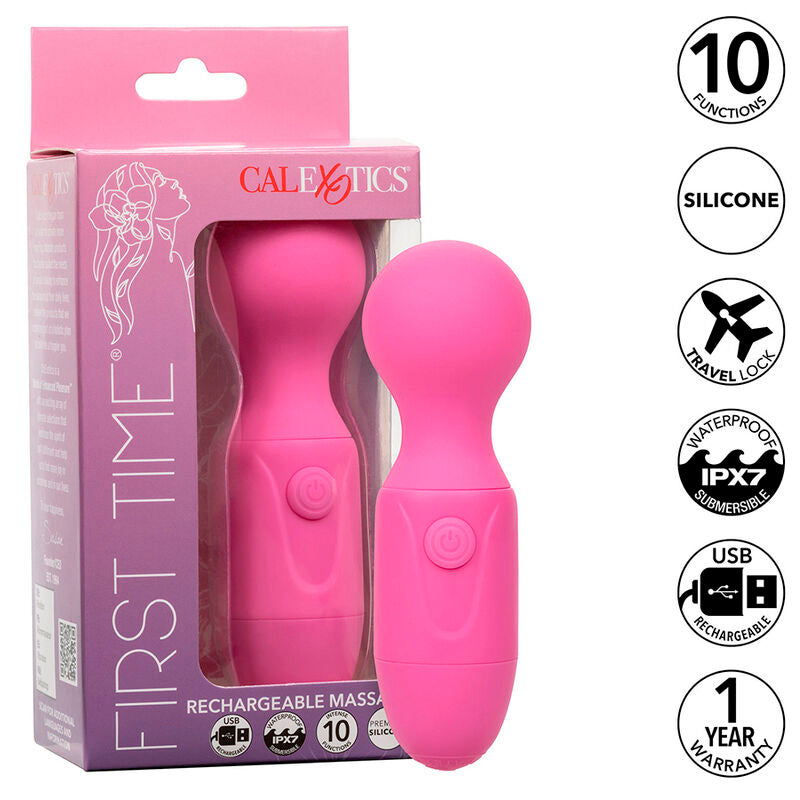 CALEXOTICS - PREMIER MASSEUR RECHARGEABLE 10 VIBRATIONS ROSE