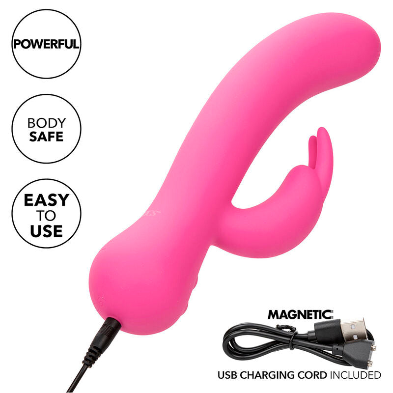 CALEXOTICS - EERSTE VIBRATOR KONIJN OPLAADBAAR ROZE