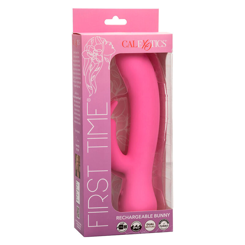 CALEXOTICS - PREMIER VIBRATEUR LAPIN RECHARGEABLE ROSE