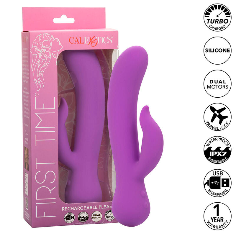 CALEXOTICS - EERSTE KEER VIBRATOR PLEASER OPLAADBAAR PAARS