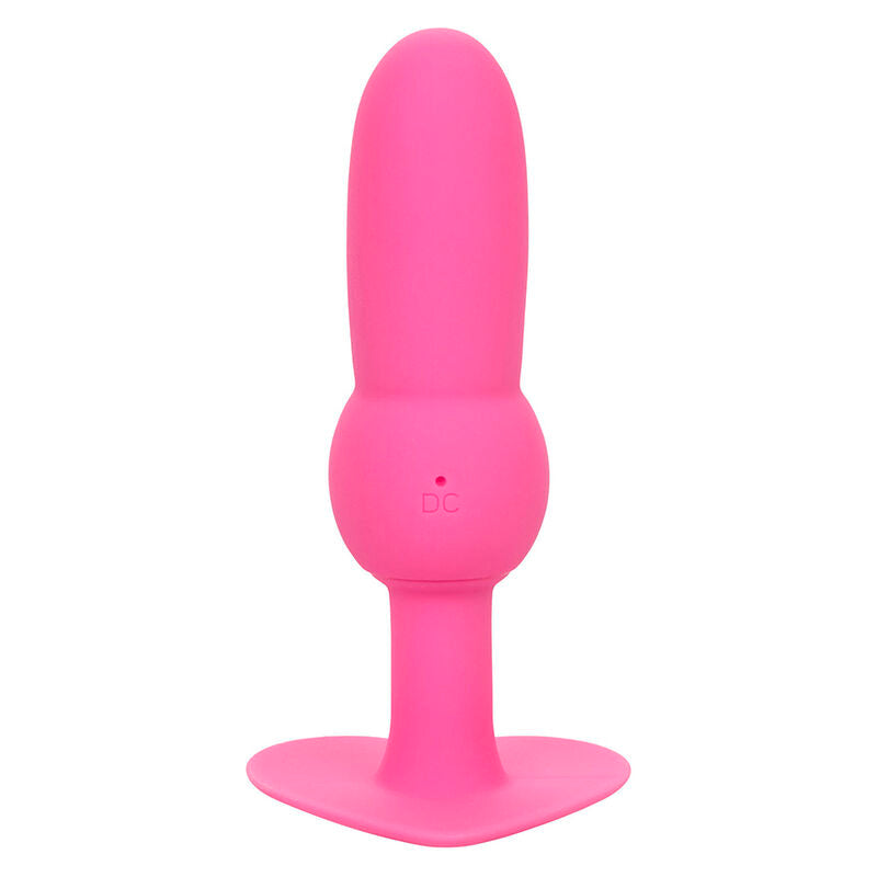 CALEXOTICS - PREMIER PLUG ANAL AVEC SONDE PERLÉE 10 VIBRATIONS ROSE