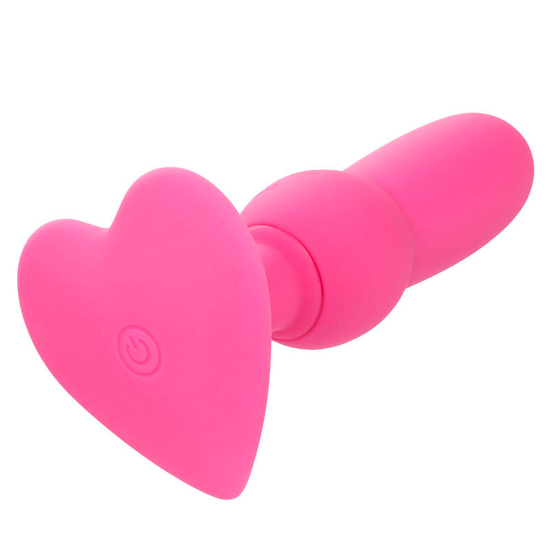 CALEXOTICS - PREMIER PLUG ANAL AVEC SONDE PERLÉE 10 VIBRATIONS ROSE