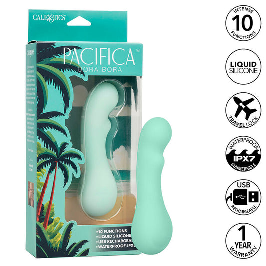 CALEXOTICS - PACIFICA BORA BORA ESTIMULATEUR SPOT G 10 VIBRATIONS AQUA