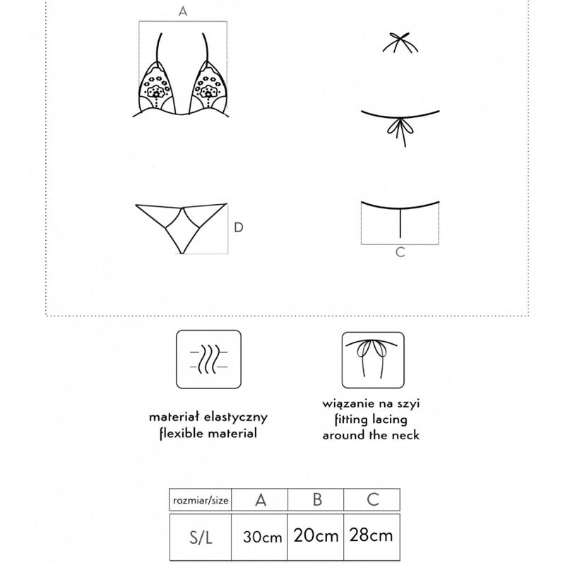 LIVCO CORSETTI FASHION - SOUTIEN-GORGE JIMENA LC 20216 + STRING NOIR TAILLE UNIQUE