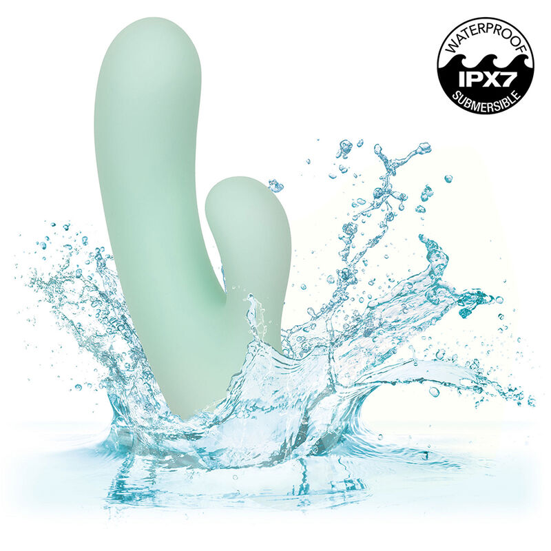 CALEXOTICS - PACIFICA FIJI VIBRATOR &amp; ESTIMULATOR G-SPOT 10 VIBRATIES AQUA
