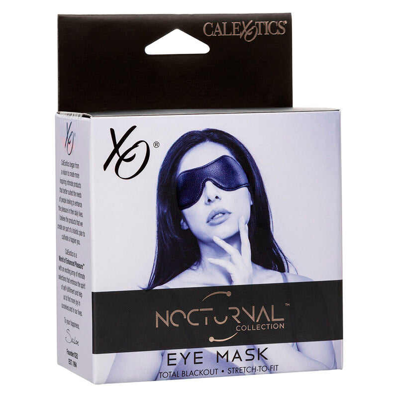 CALEXOTICS - MASQUE NOCTURNE POUR LES YEUX EN CUIR PVC NOIR